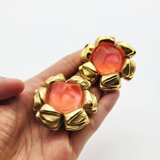 Jacky De G pink earrings