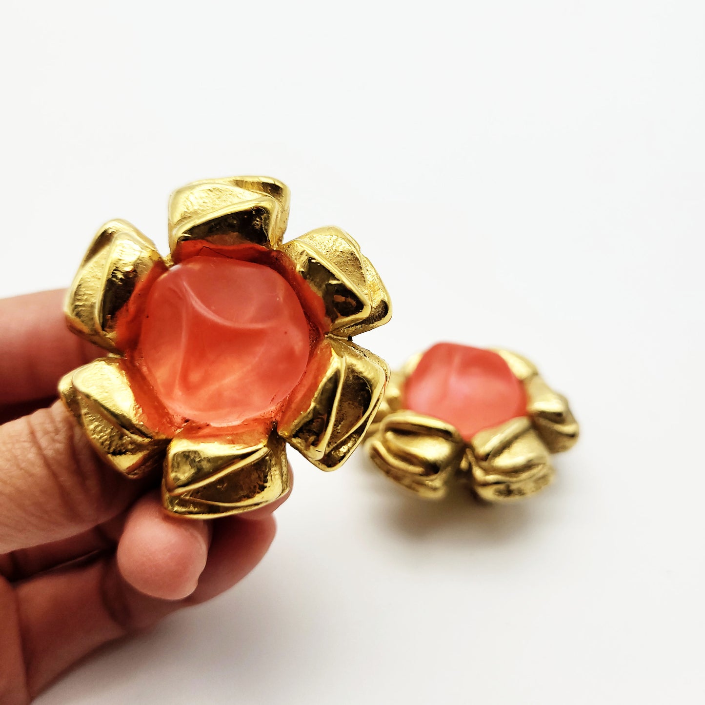 Jacky De G pink earrings