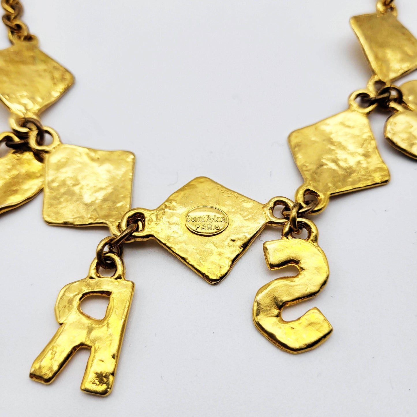 Vintage goldtone necklace Sonia Rykiel