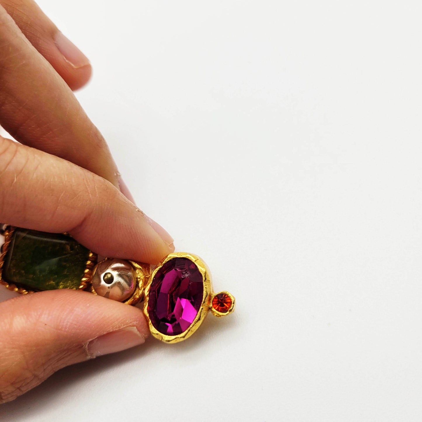 Vintage dangle earrings Christian Lacroix