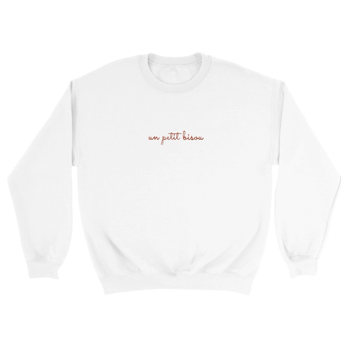 Un Petit Bisou Embroidered Sweatshirt