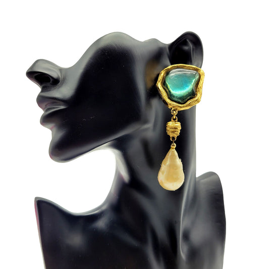 Vintage dangle earrings Charles Jourdan