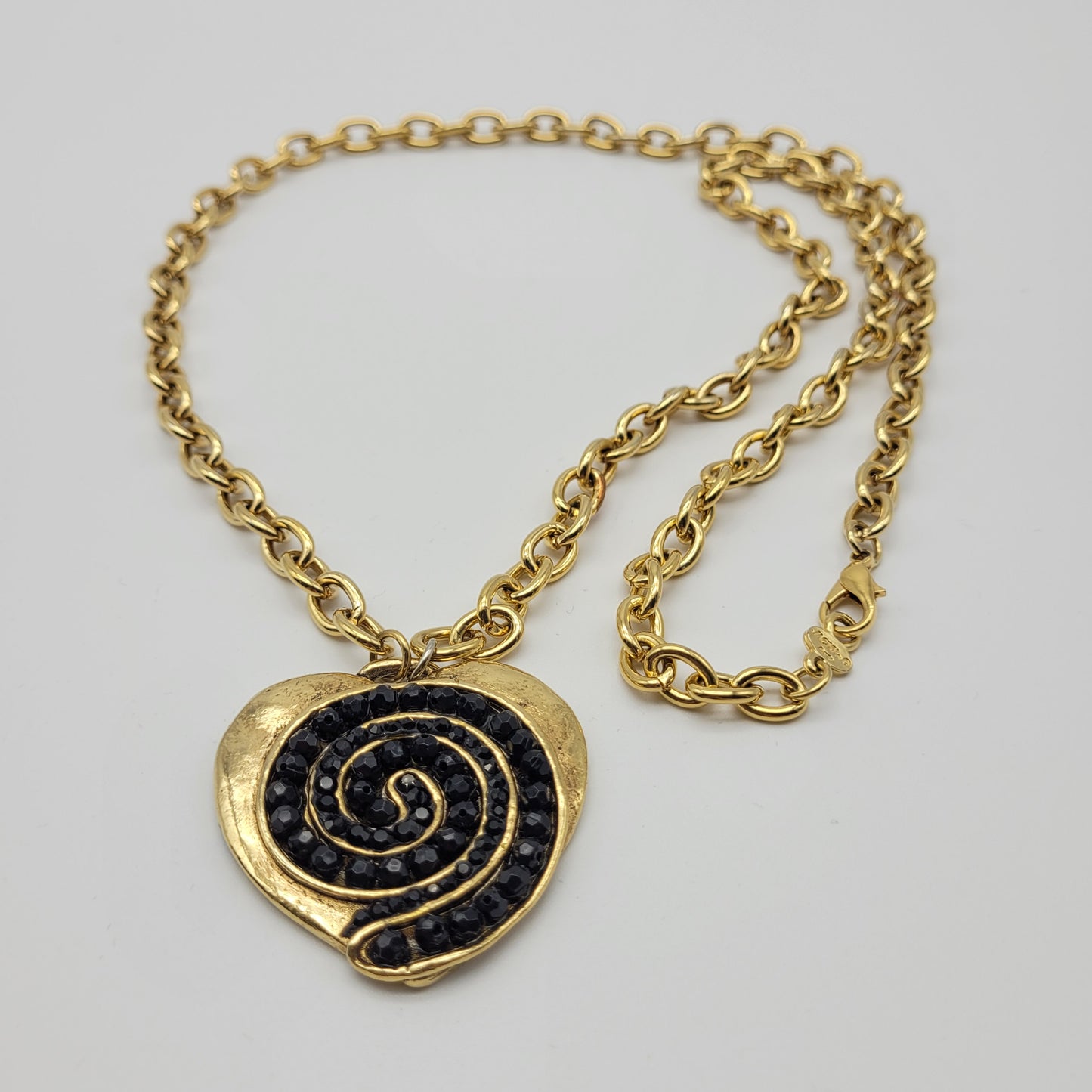Vintage heart necklace Jacky De G