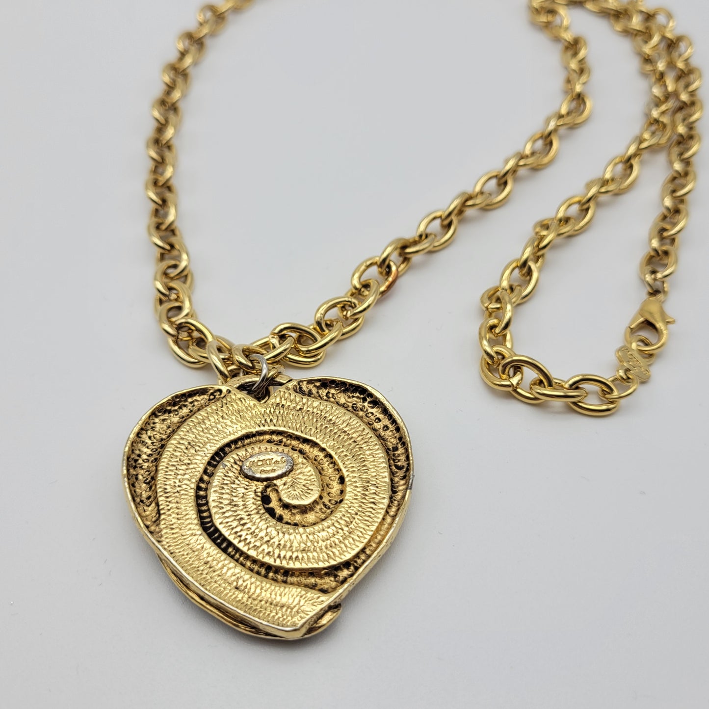Vintage heart necklace Jacky De G