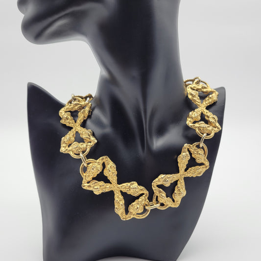 Vintage bow necklace Atalante