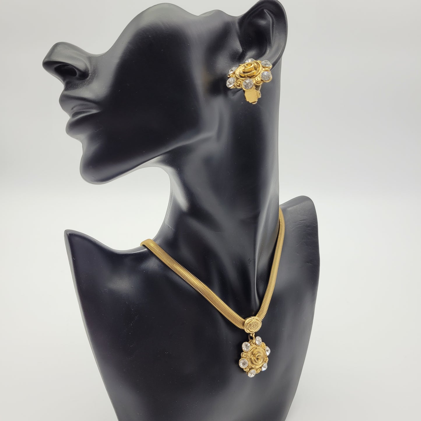 Vintage flower jewelry set Chorange