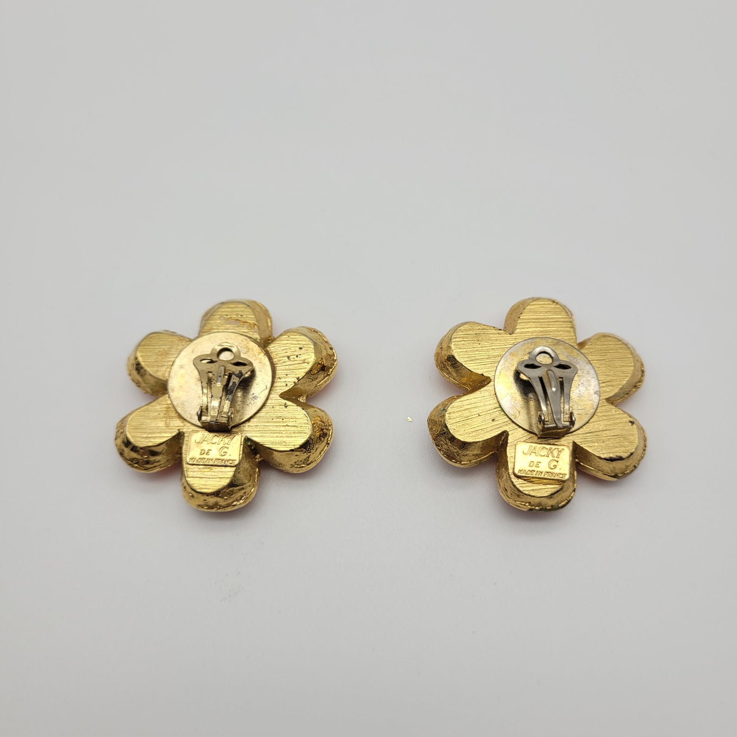 Vintage flower earrings Jacky De G
