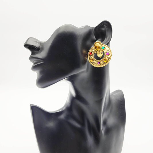 Vintage colorful earrings