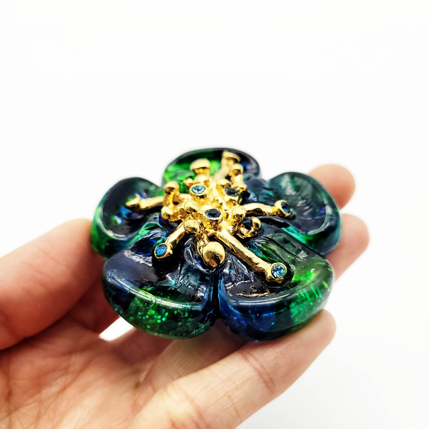 Vintage flower brooch