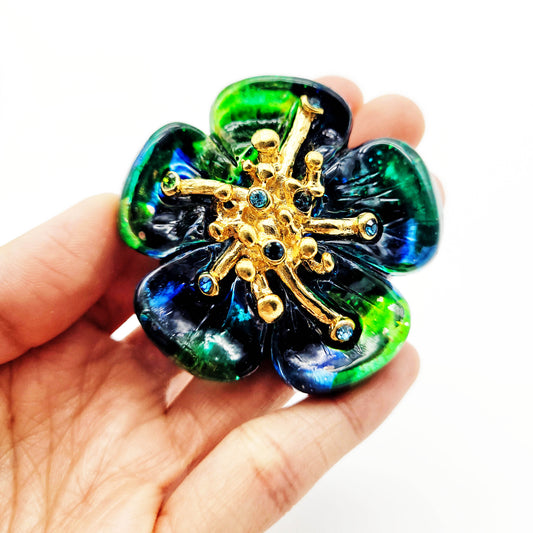 Vintage flower brooch