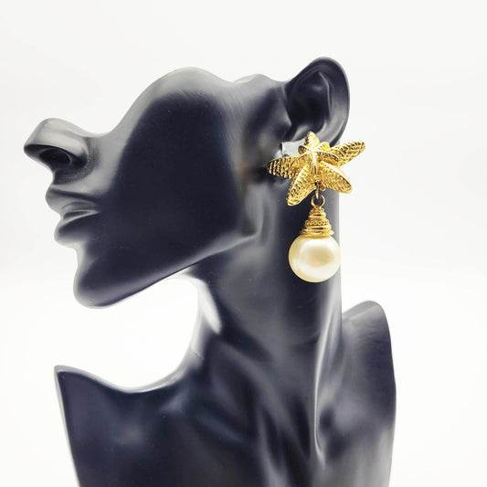Vintage couture dangle earrings