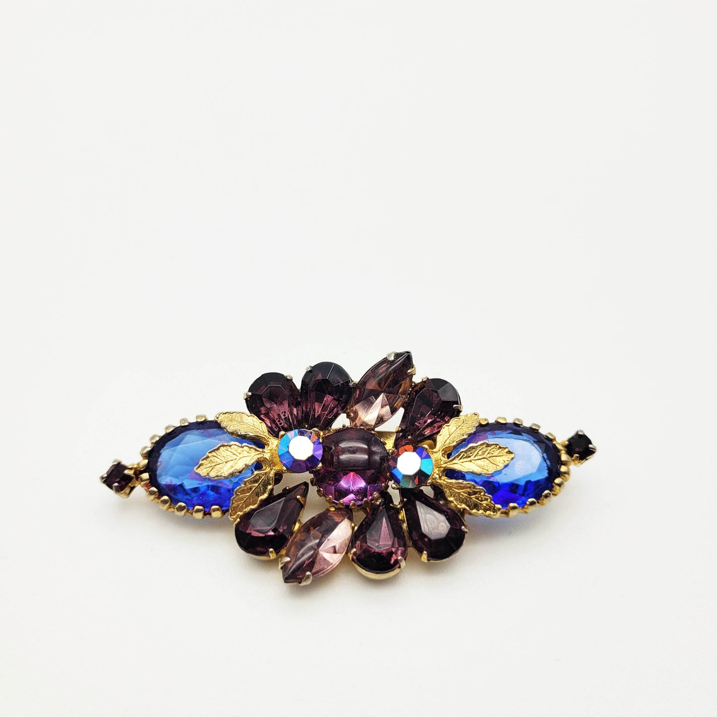 Vintage couture flower brooch