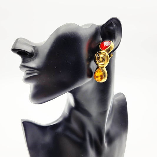 Vintage dangle earrings Agatha