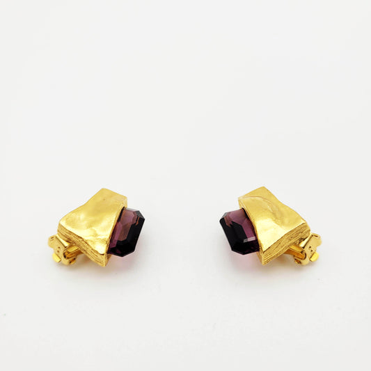 Vintage clip on earrings Christian Lacroix