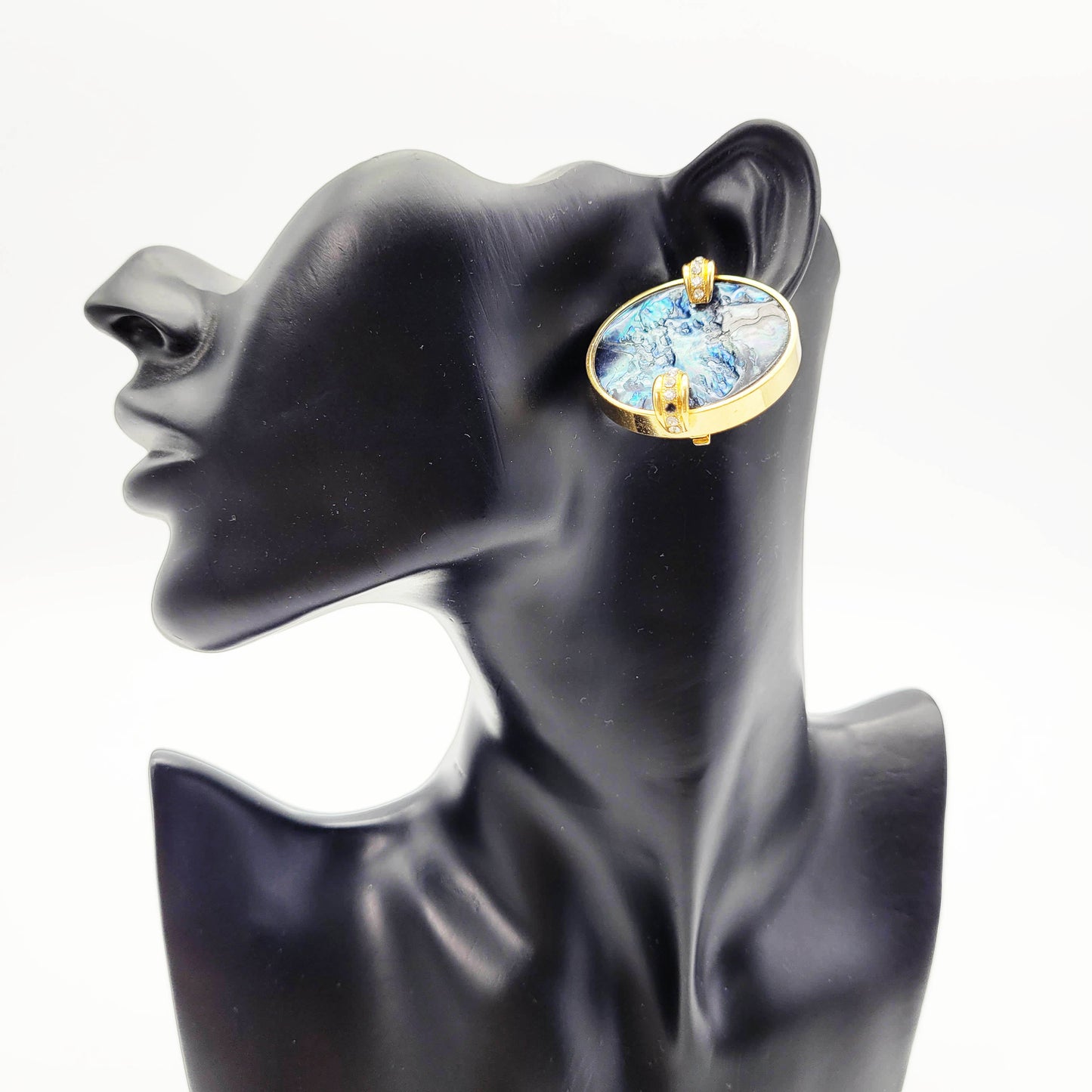 Vintage designer earrings Gianfranco Ferre