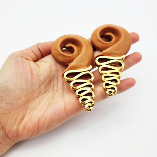Vintage oversized earrings Claire Deve