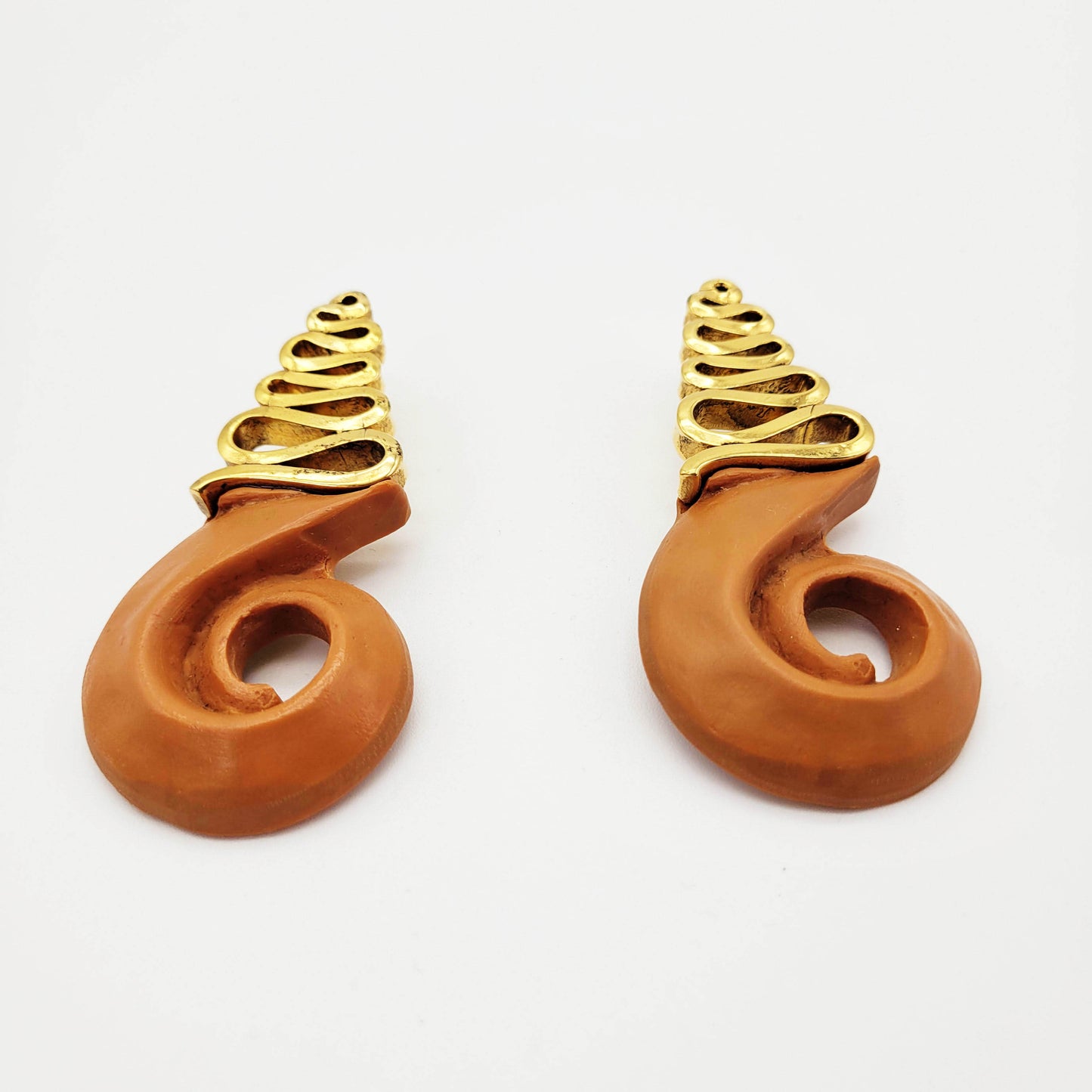 Vintage oversized earrings Claire Deve