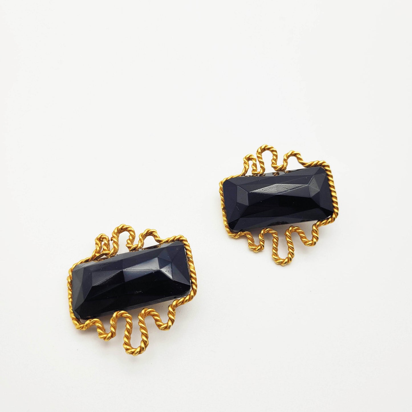 Vintage oversized earrings Alexis Lahellec