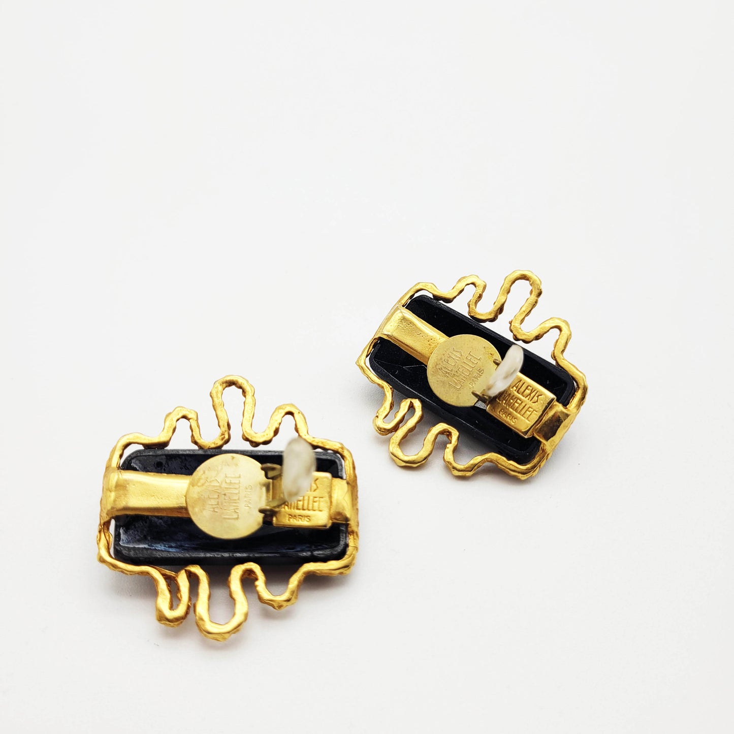 Vintage oversized earrings Alexis Lahellec