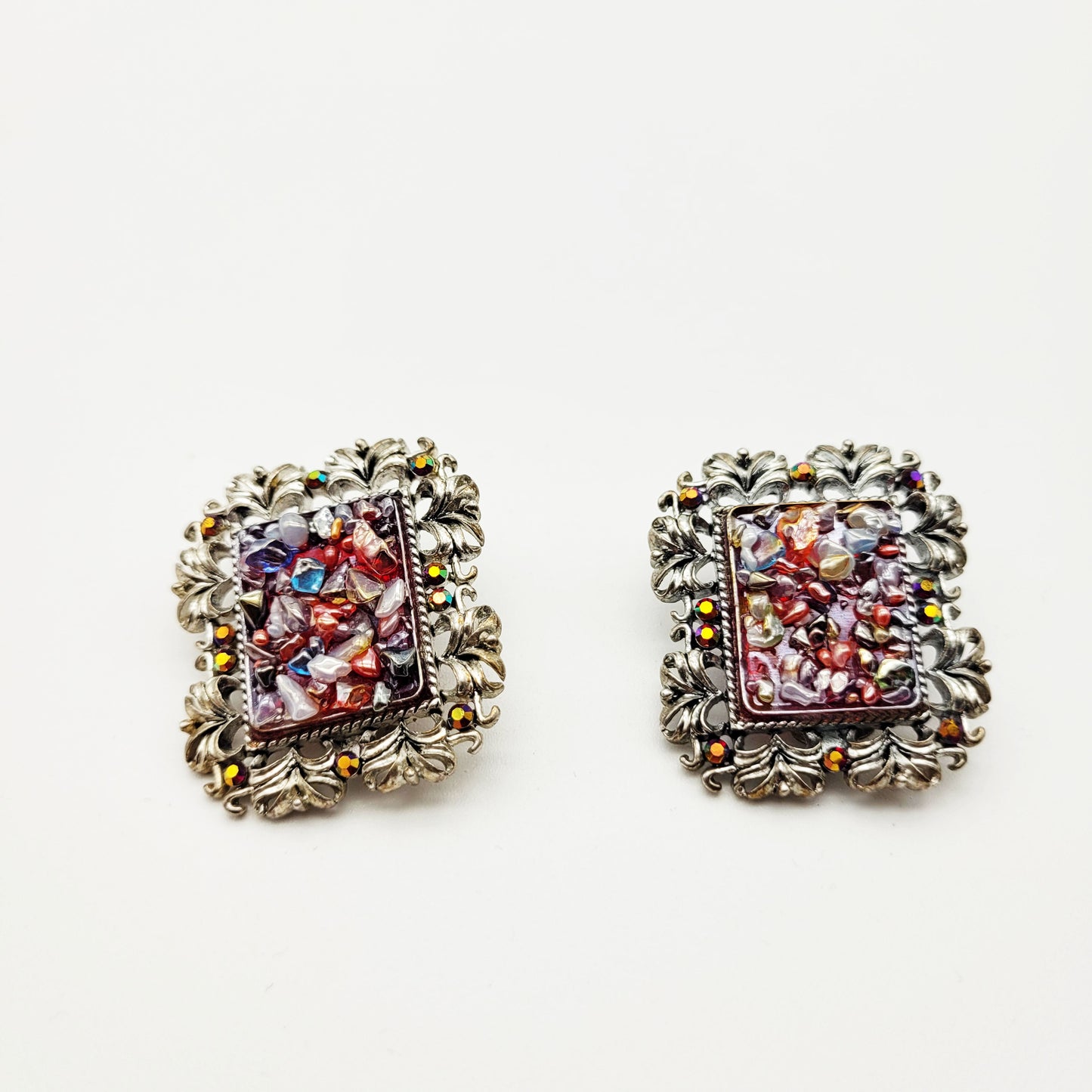 Vintage clip on earrings