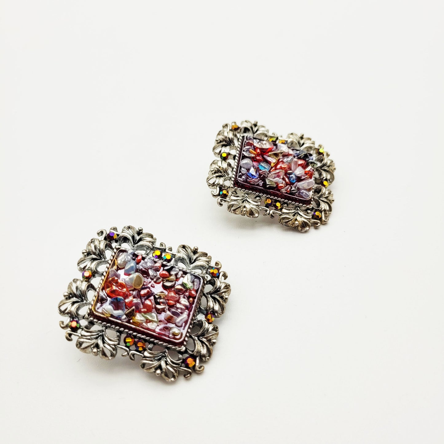 Vintage clip on earrings