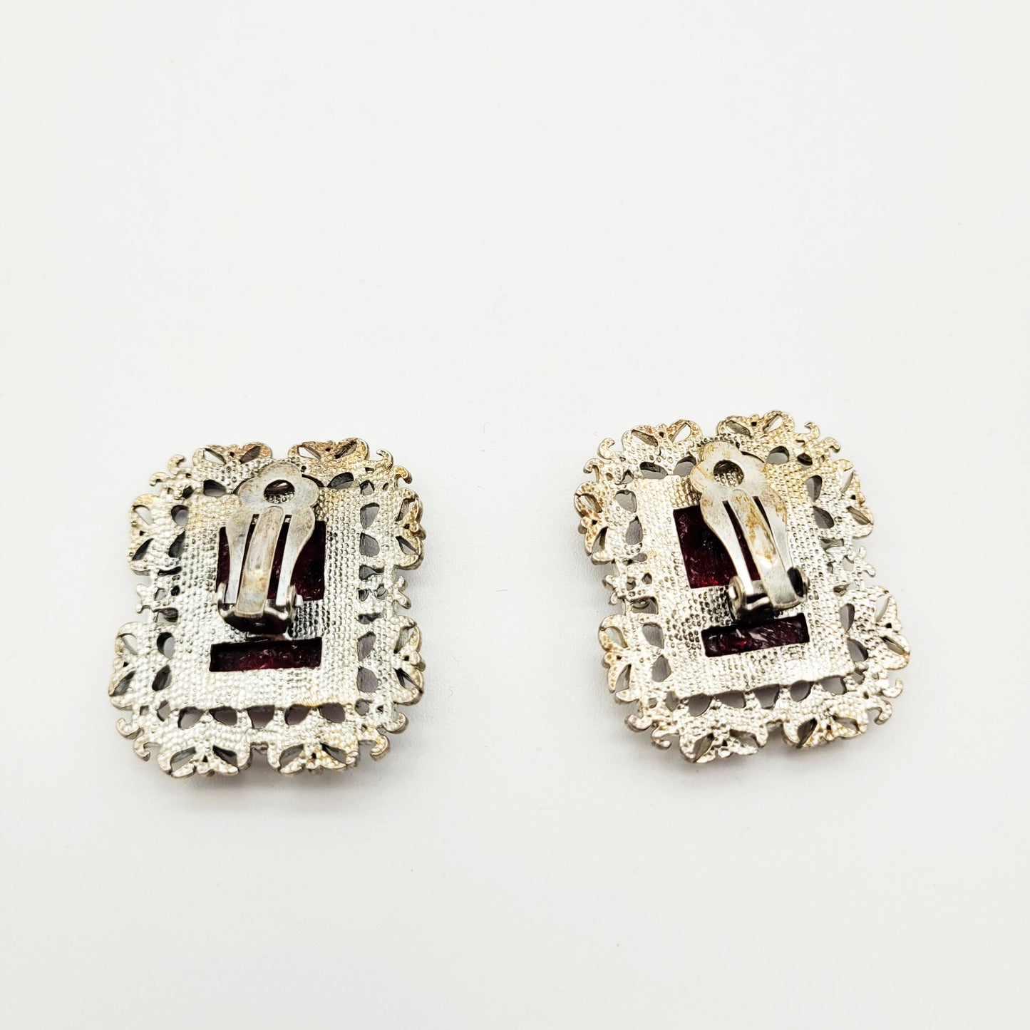 Vintage clip on earrings