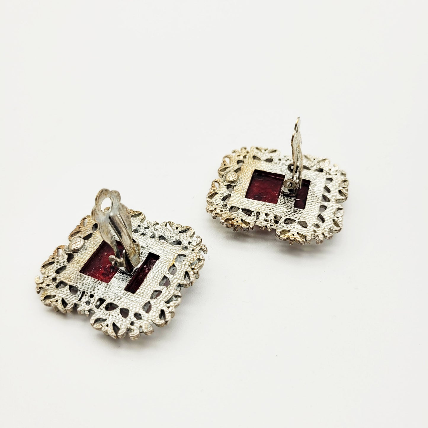Vintage clip on earrings