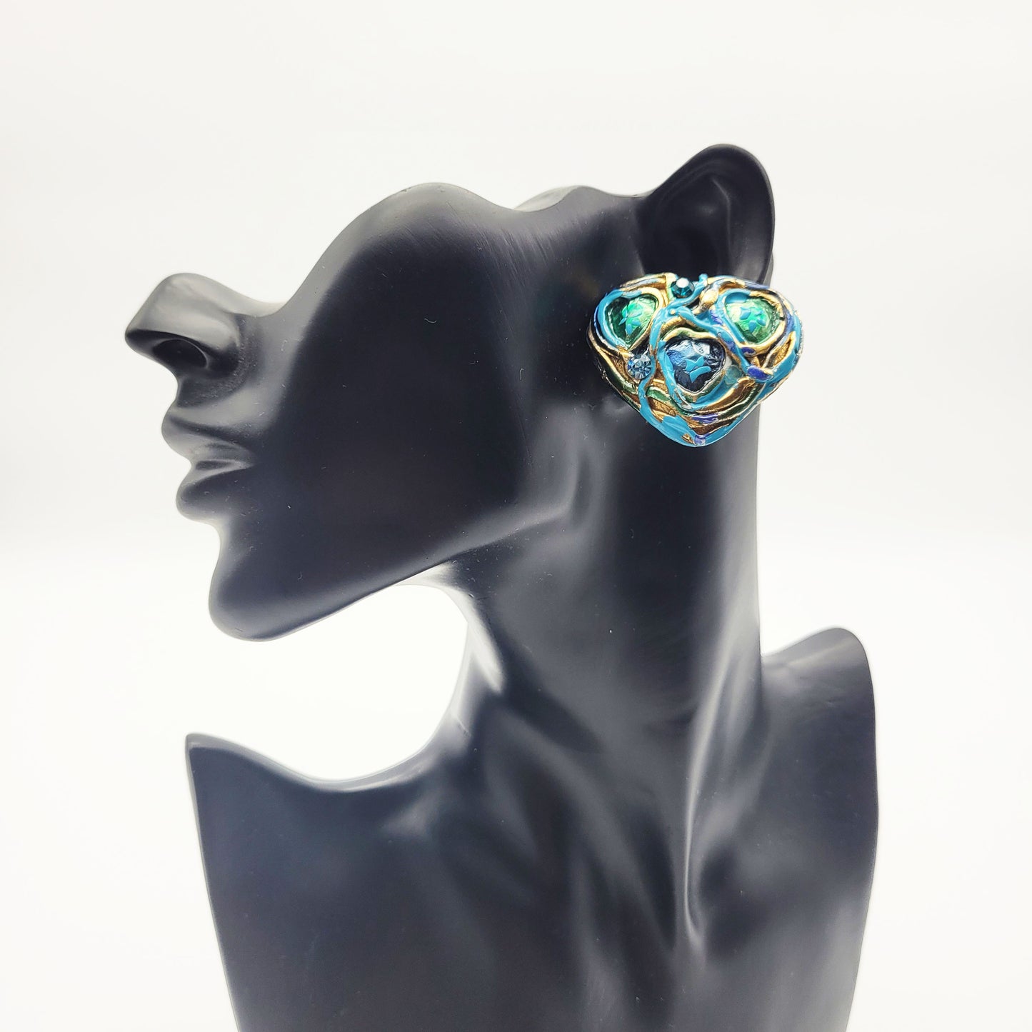 Vintage heart earrings Jacky De G