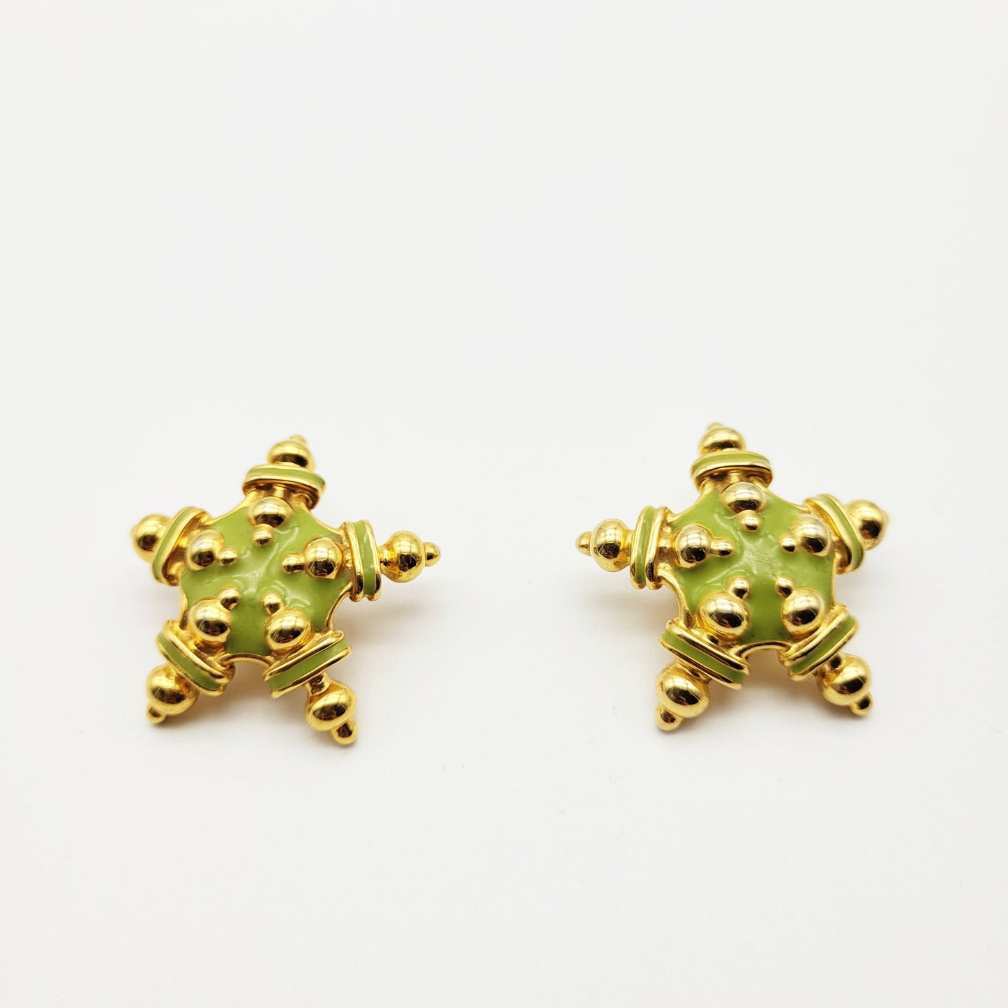 Vintage star earrings