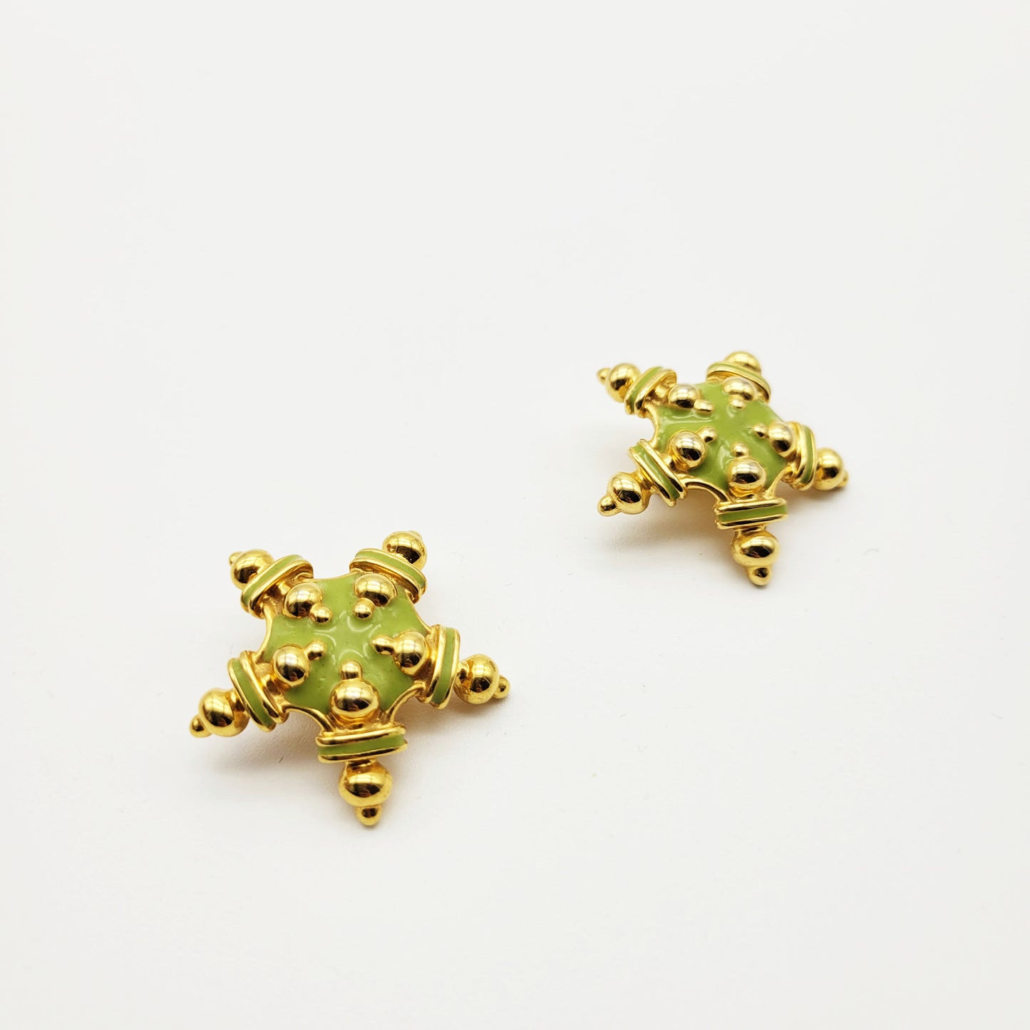 Vintage star earrings