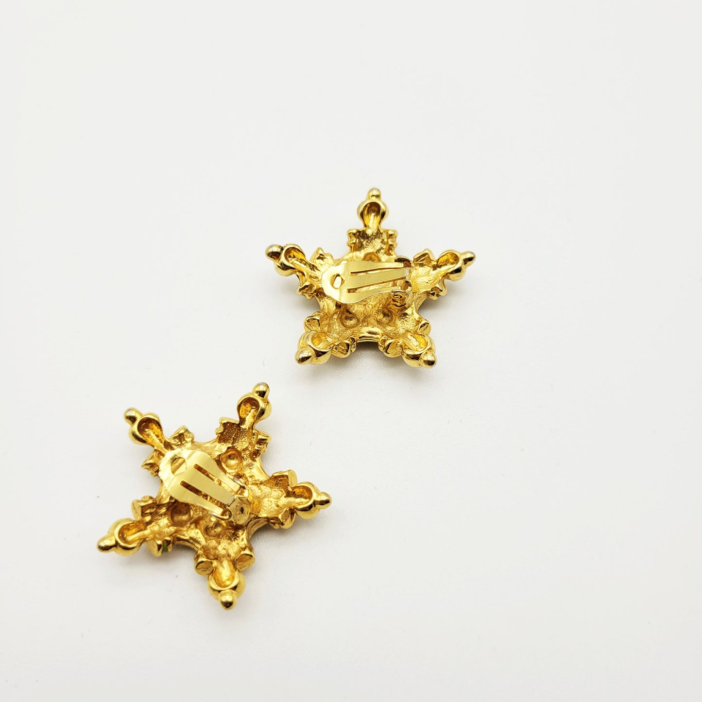 Vintage star earrings