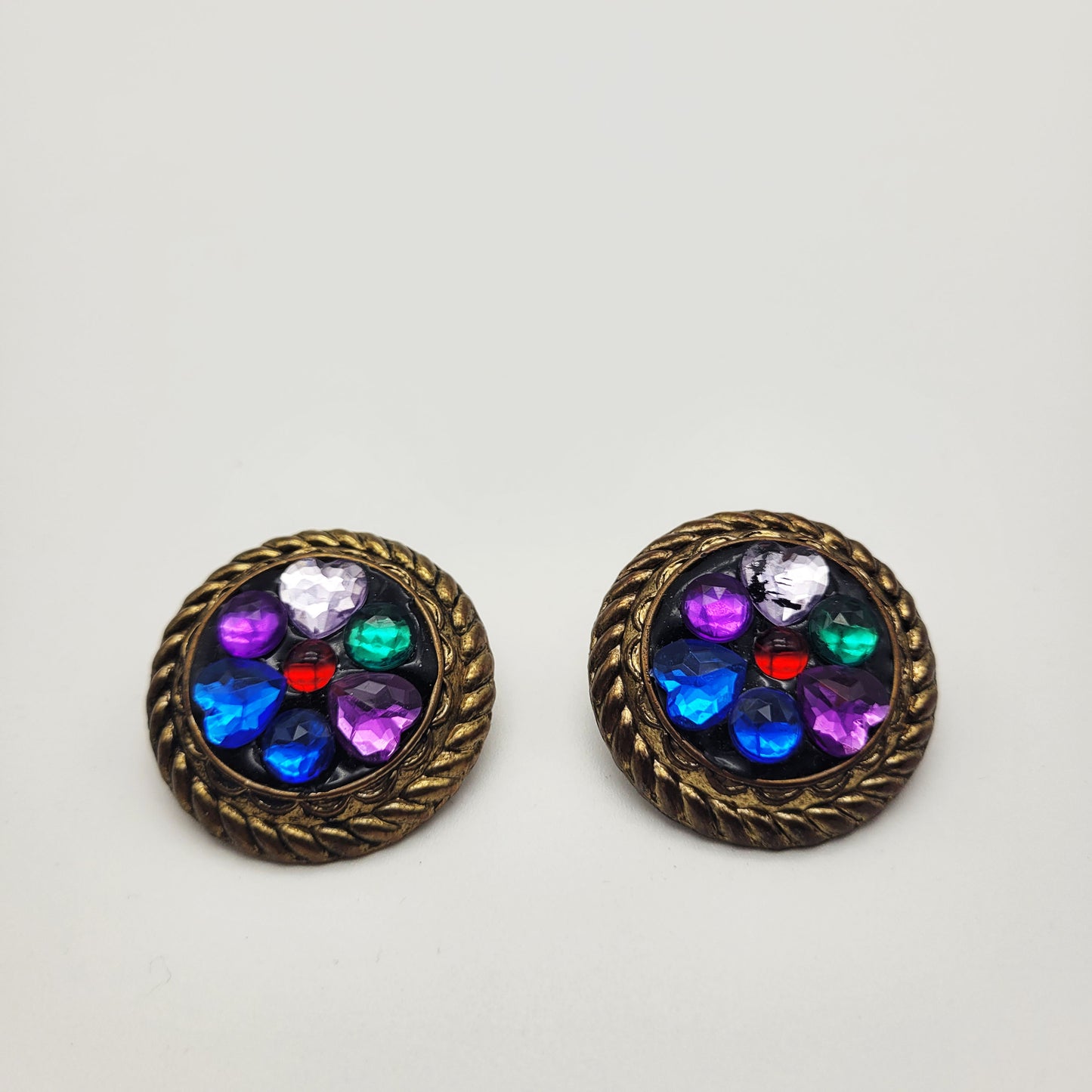 Vintage clip on earrings