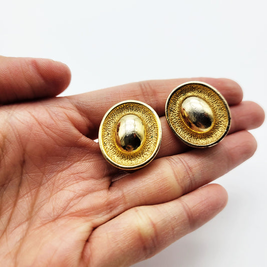 Vintage clip on earrings