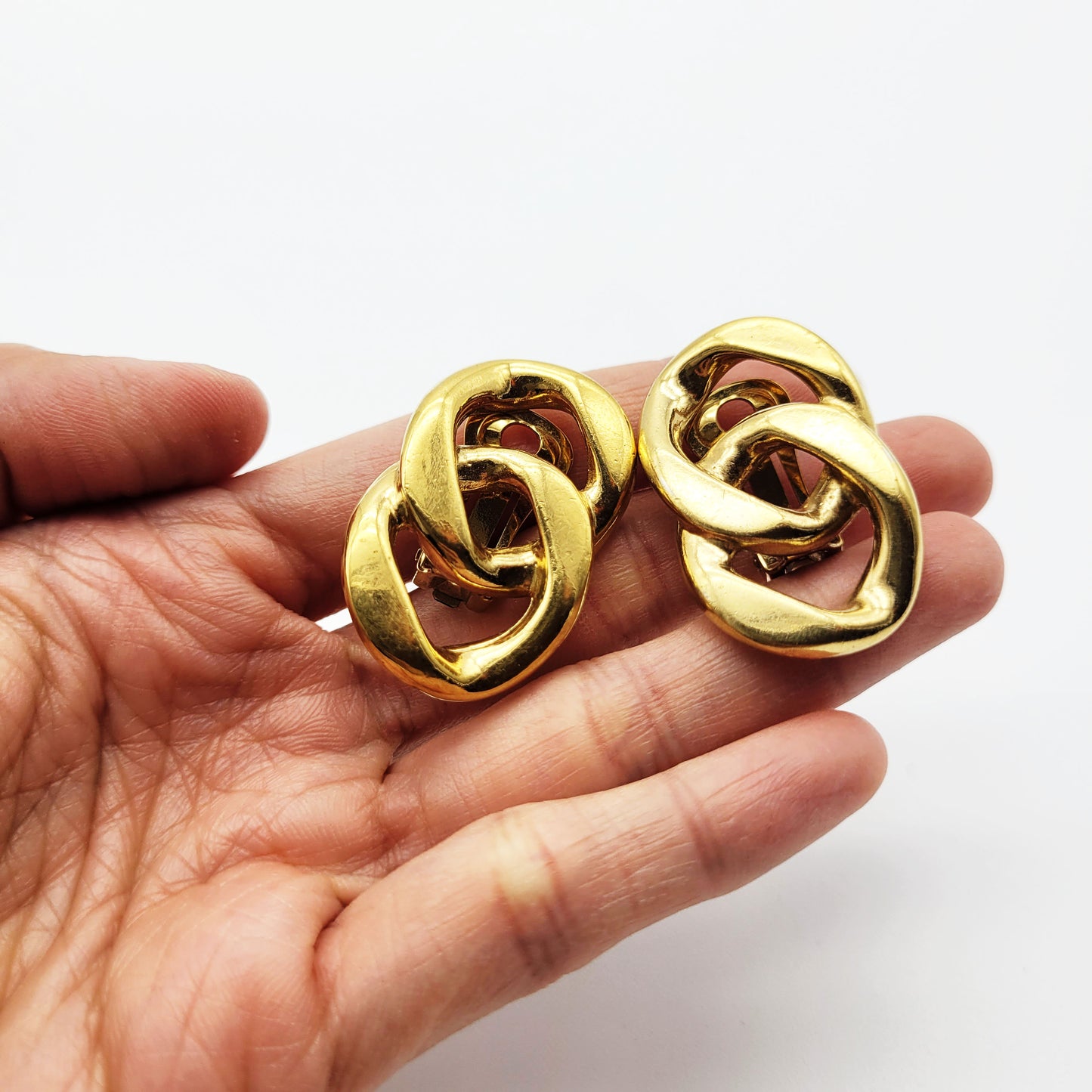 Vintage clip on earrings