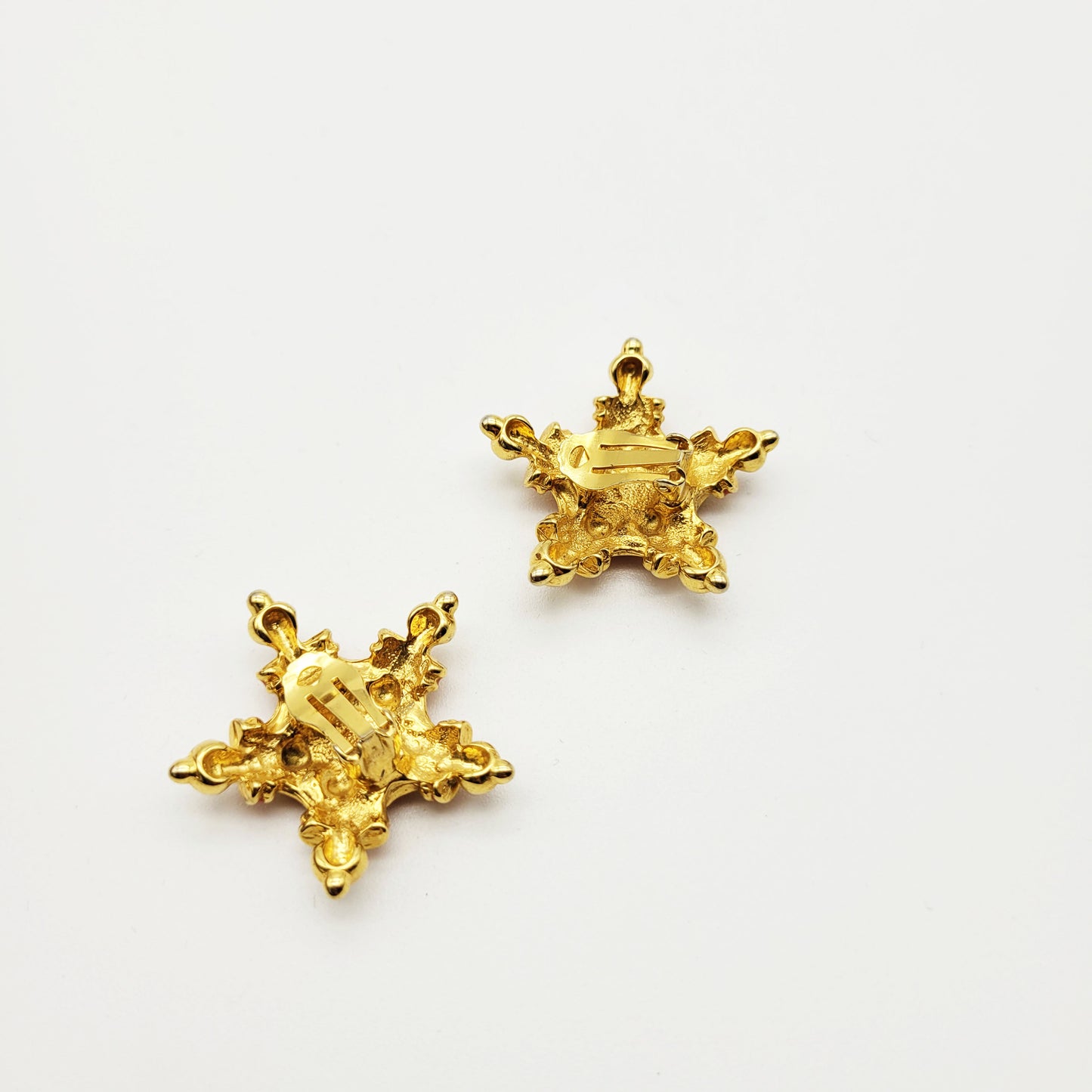 Vintage star earrings