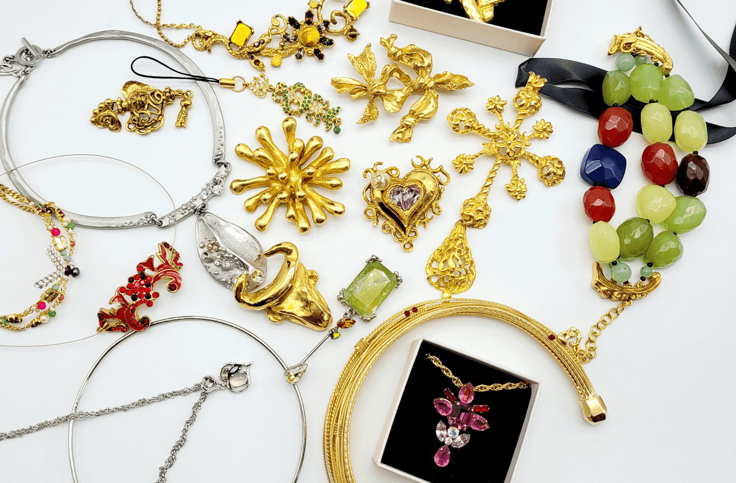 vintage costume jewelry collection