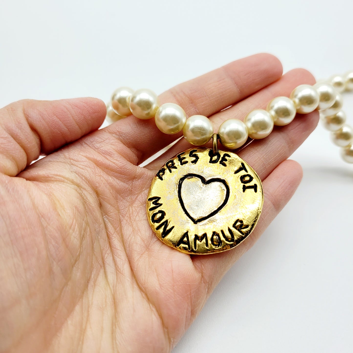Vintage Jacky De G pearls Necklace