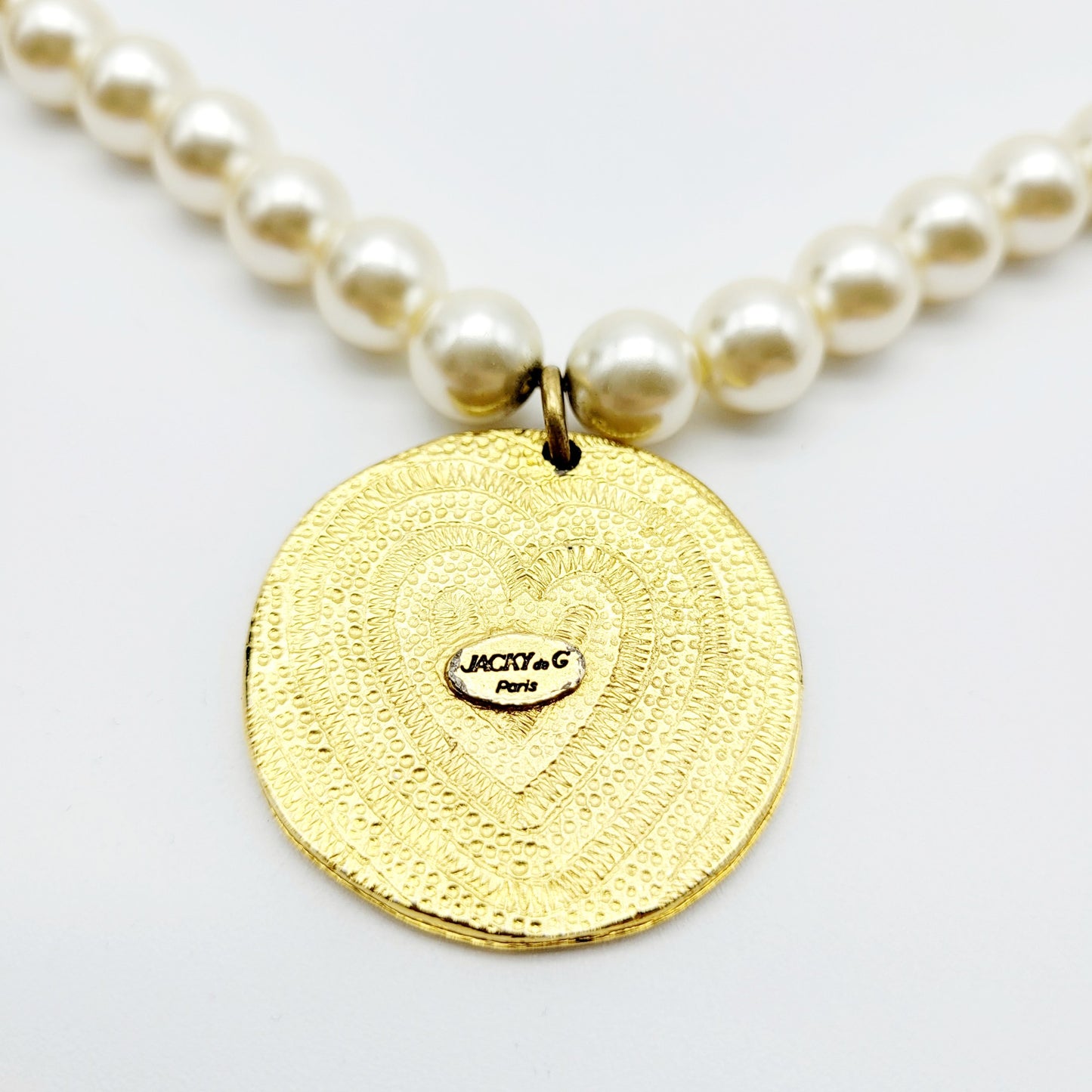 Vintage Jacky De G pearls Necklace