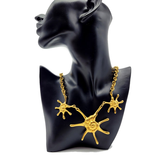 Vintage Guy Laroche Goldtone Necklace