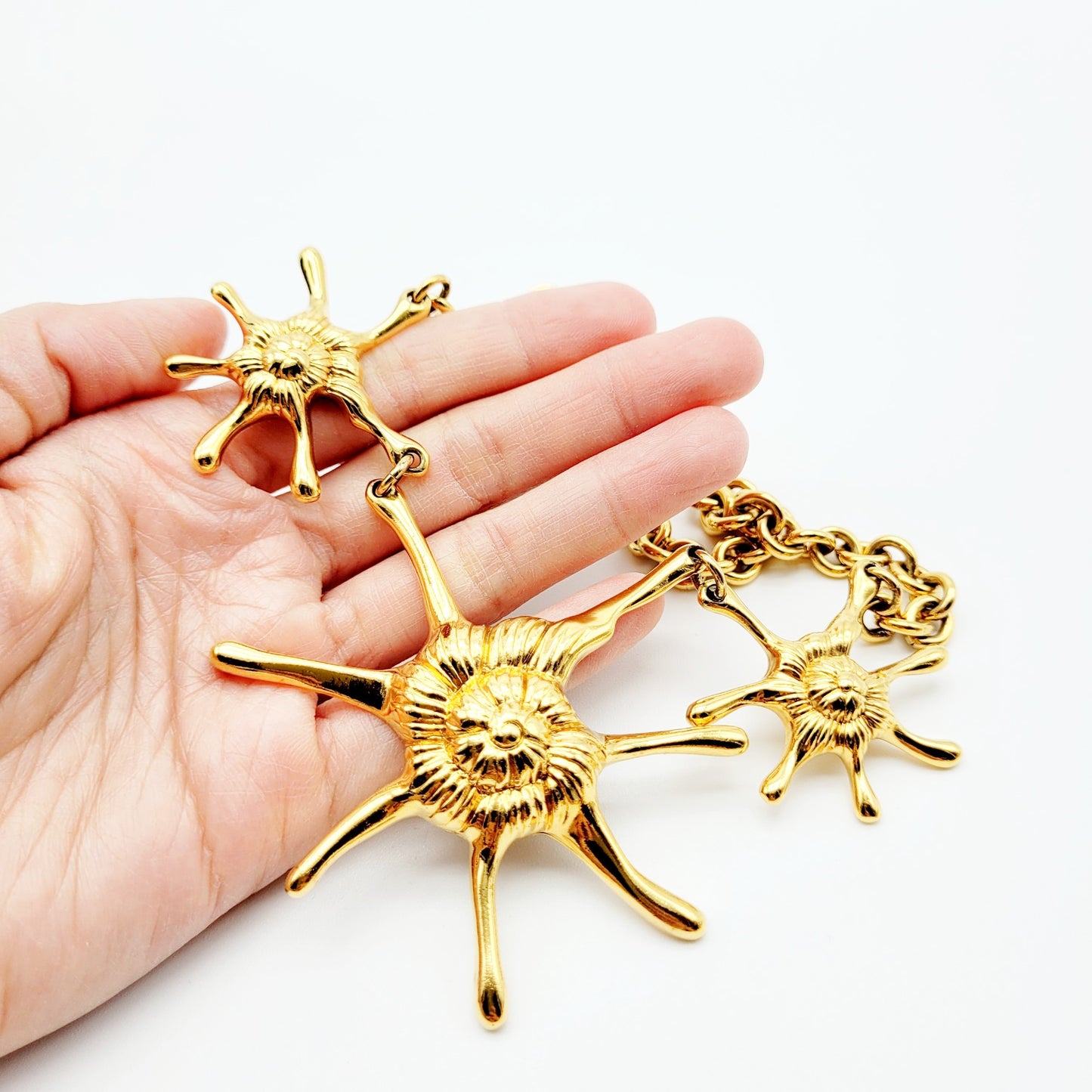 Vintage Guy Laroche Goldtone Necklace