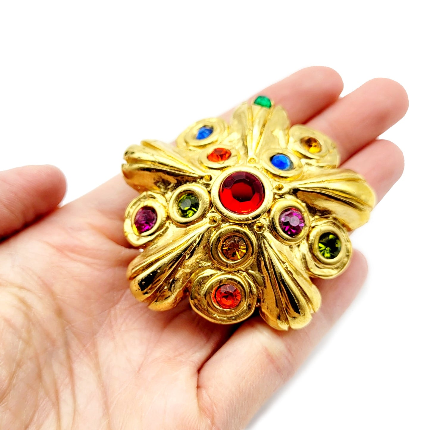 Broche fleur vintage Jacky De G