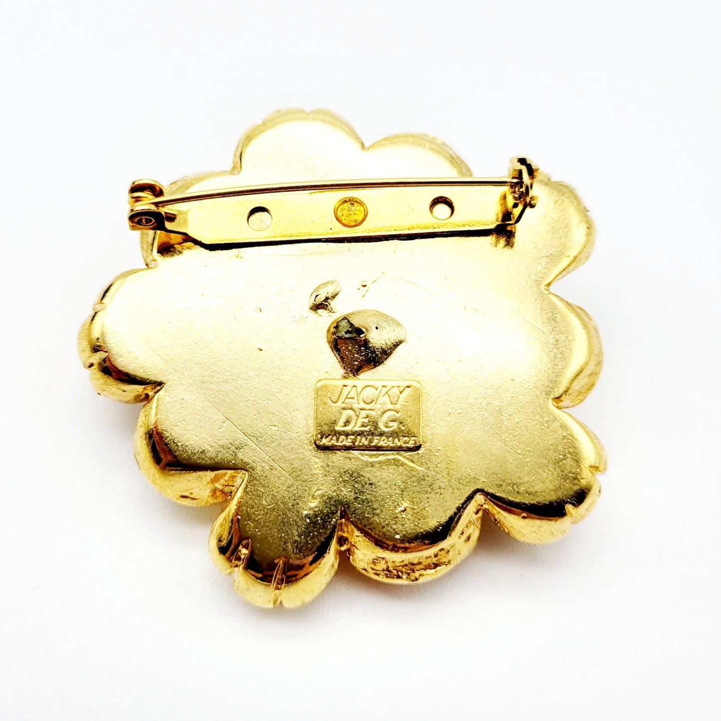 Broche fleur vintage Jacky De G