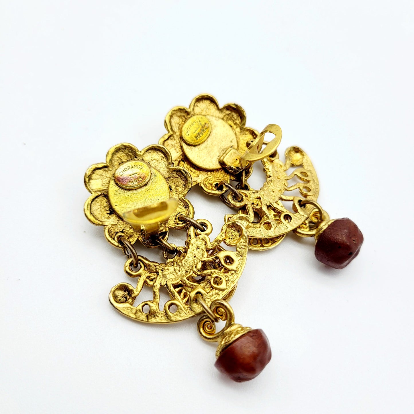 Vintage Chorange dangle Earrings - Secondista