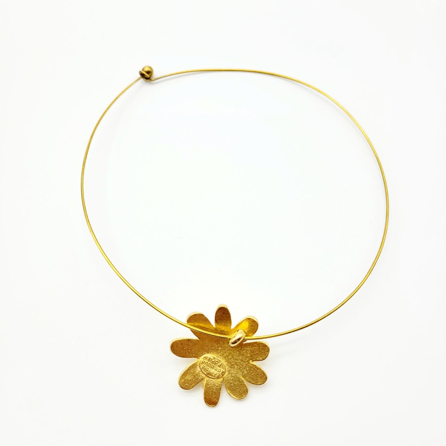 Vintage Edouard Rambaud flower Necklace