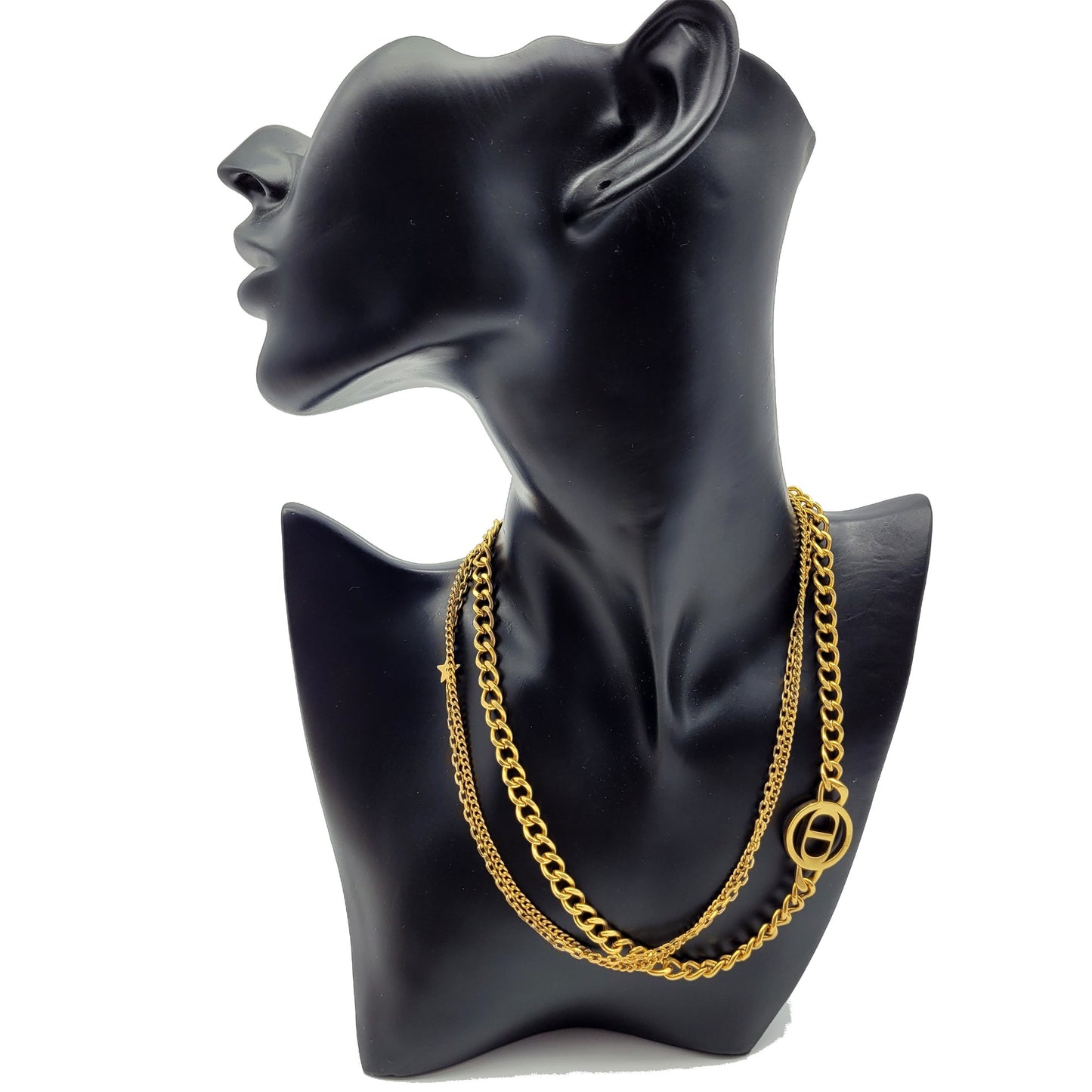 Vintage Christian Dior Goldtone Jewelry Set