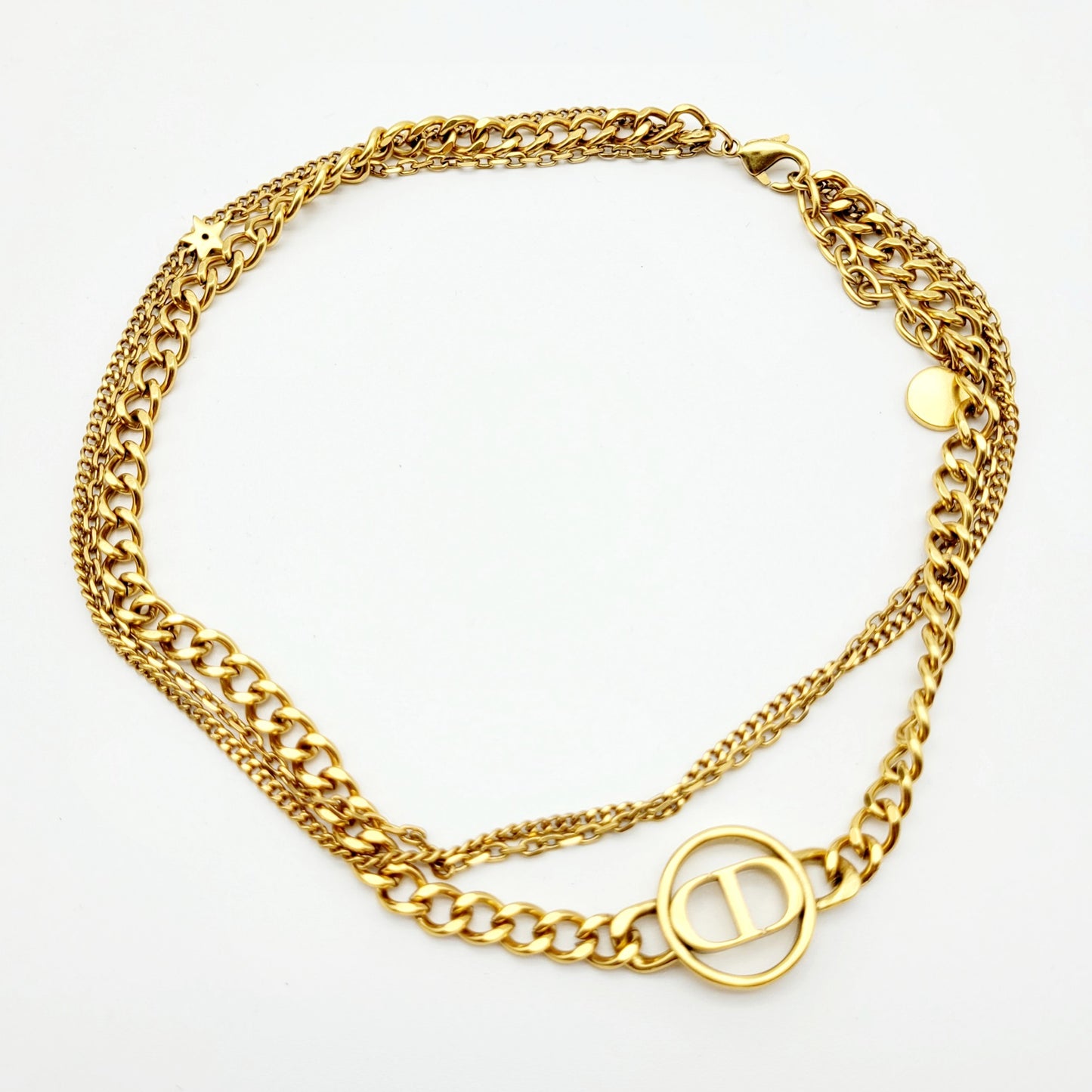 Vintage Christian Dior Goldtone Jewelry Set