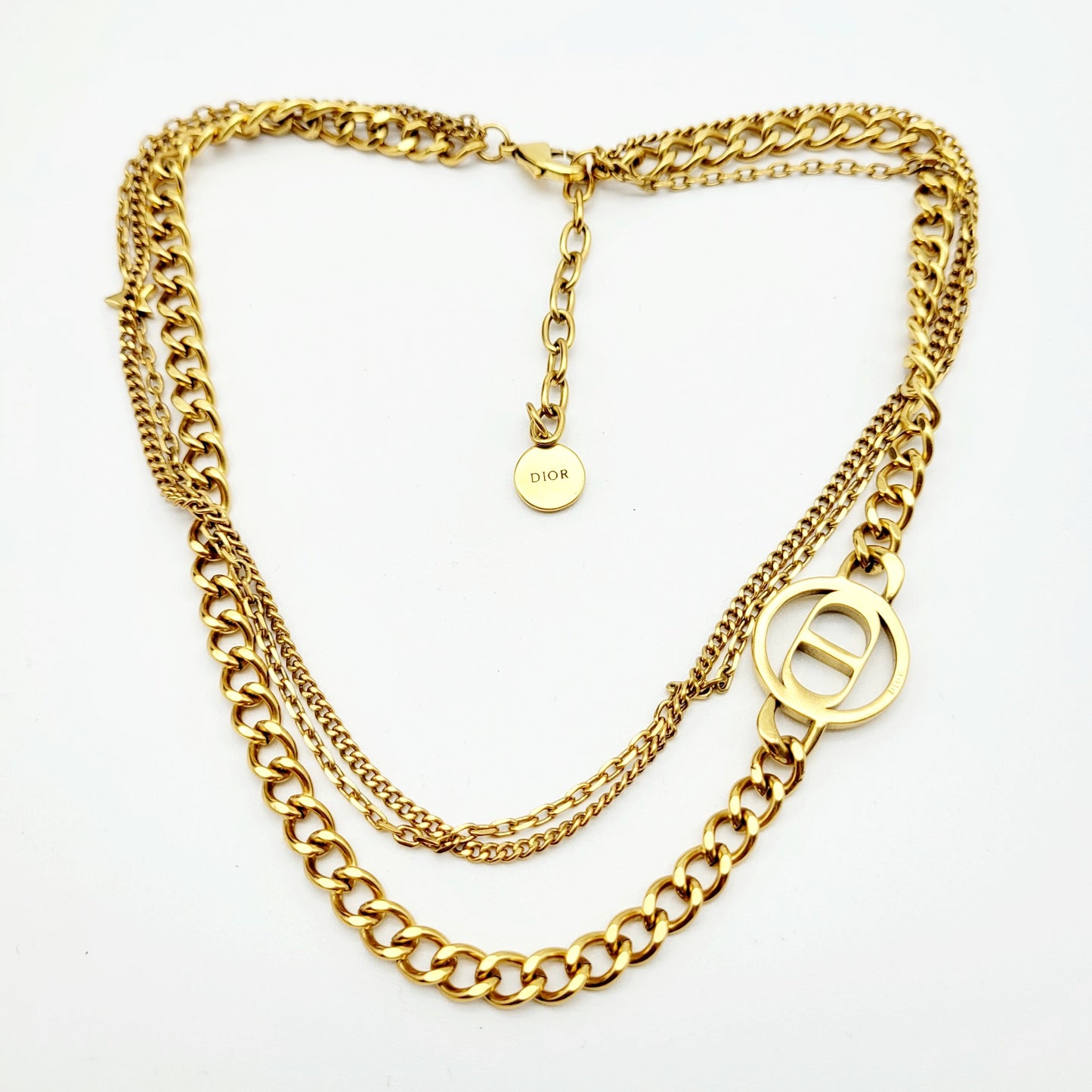 Vintage Christian Dior Goldtone Jewelry Set