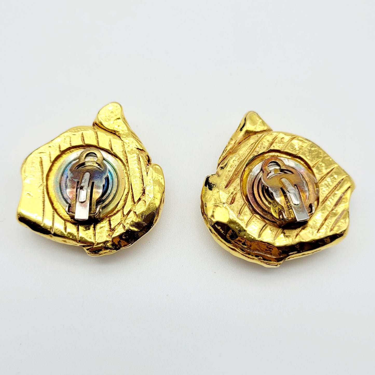 Vintage Brigitte Lambert fish Earrings