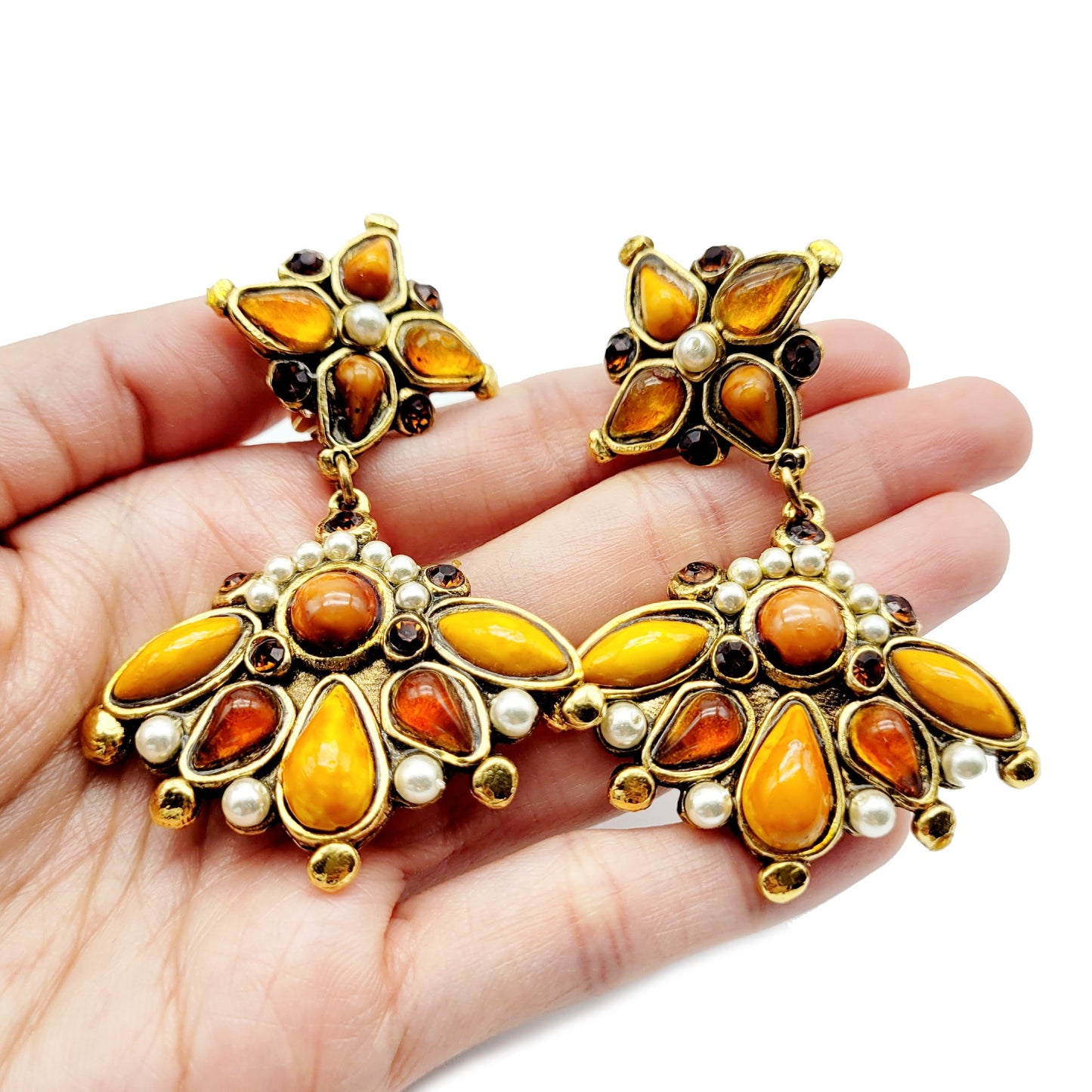 Vintage Jacky De G Earrings