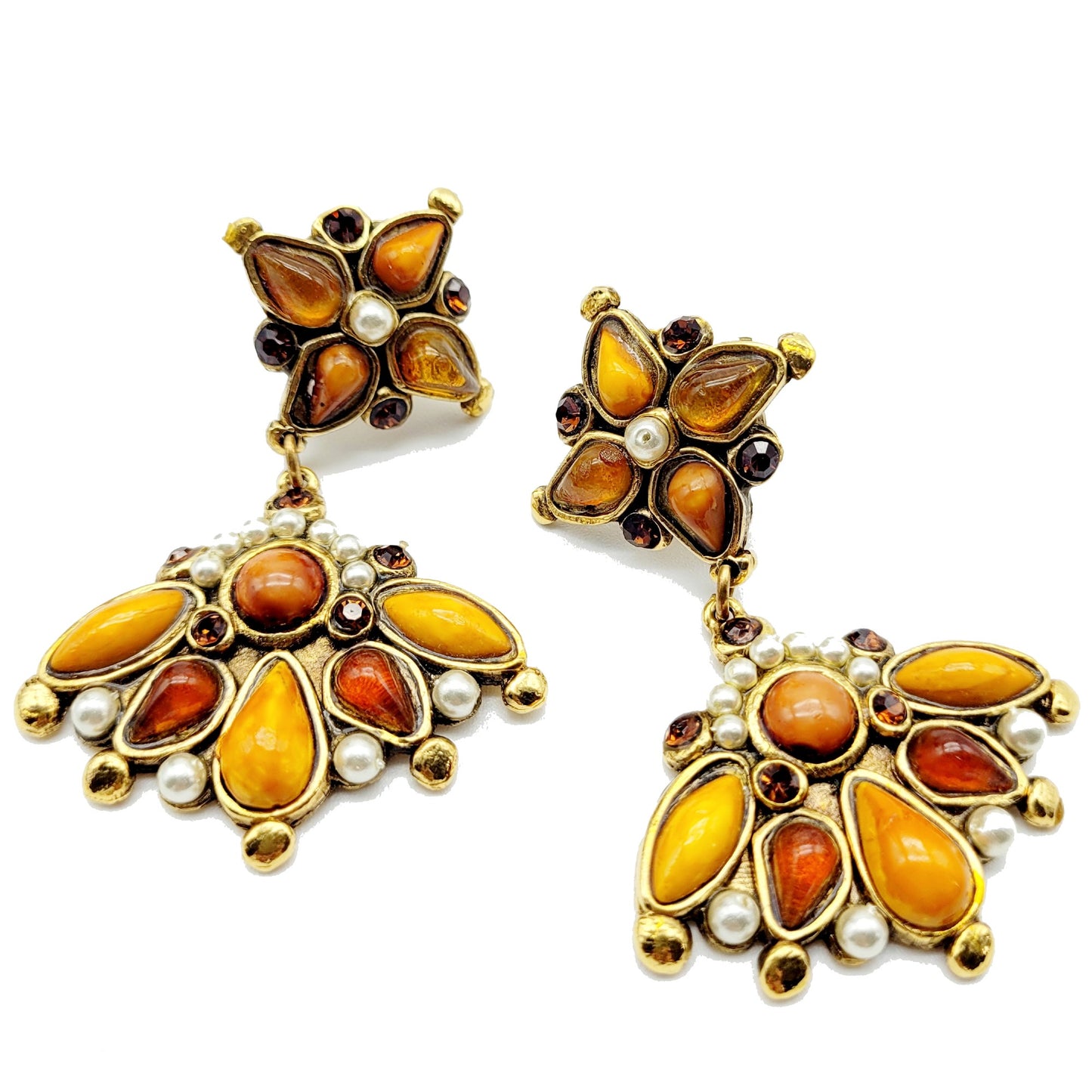 Vintage Jacky De G Earrings